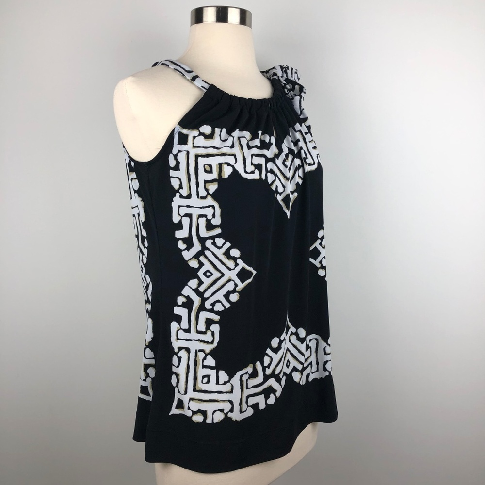 WHBM White House Black Market Bow Tie Top Small - Picture 4 of 8